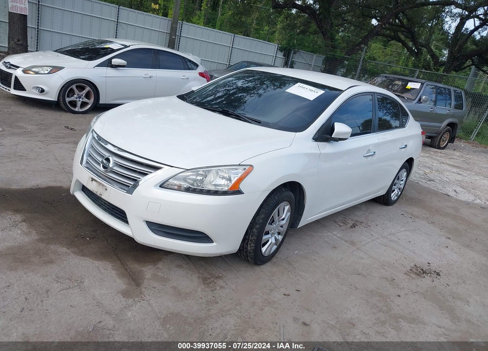 2013 NISSAN SENTRA SV VIN: 3N1AB7AP2DL721628