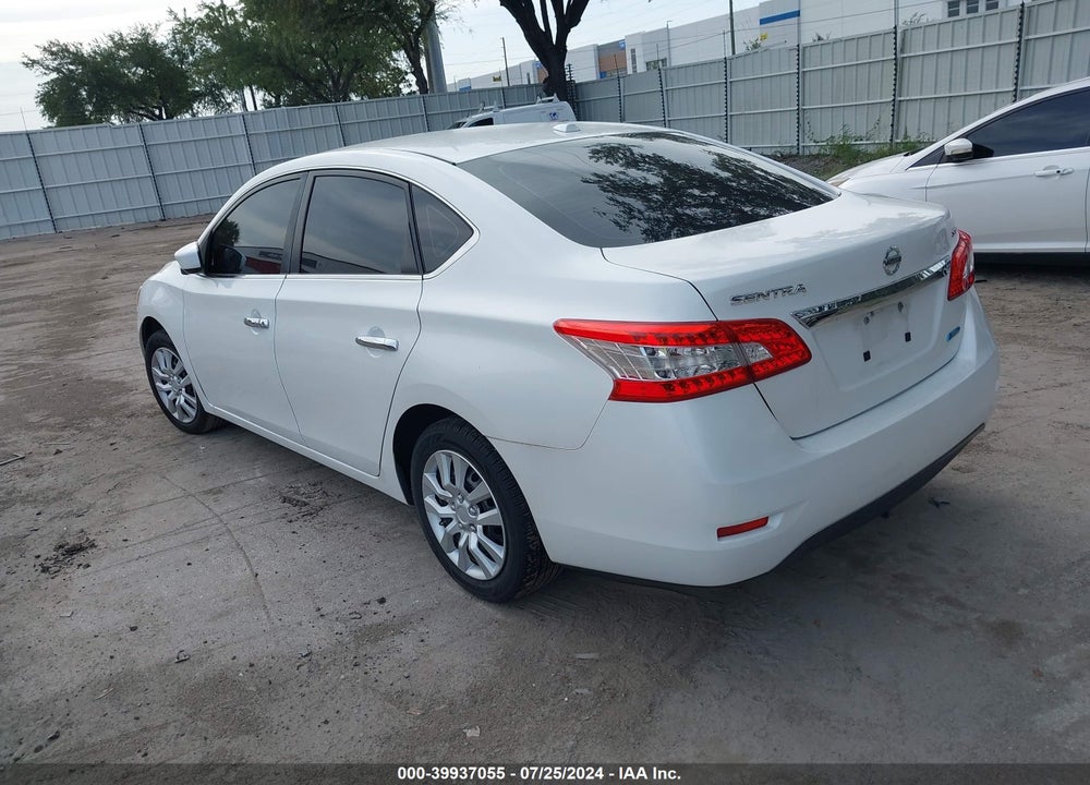2013 NISSAN SENTRA SV VIN: 3N1AB7AP2DL721628