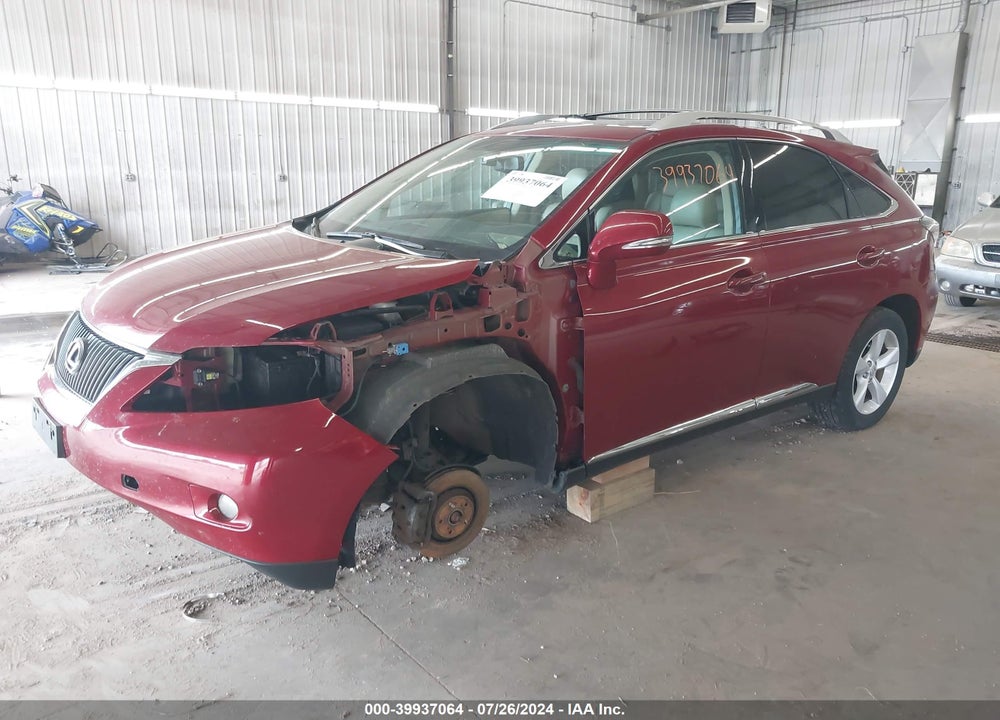 2010 LEXUS RX 350 VIN: 2T2BK1BA4AC068089