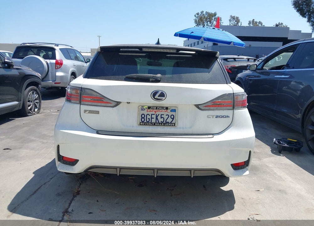 2015 LEXUS CT 200H VIN: JTHKD5BH5F2227998