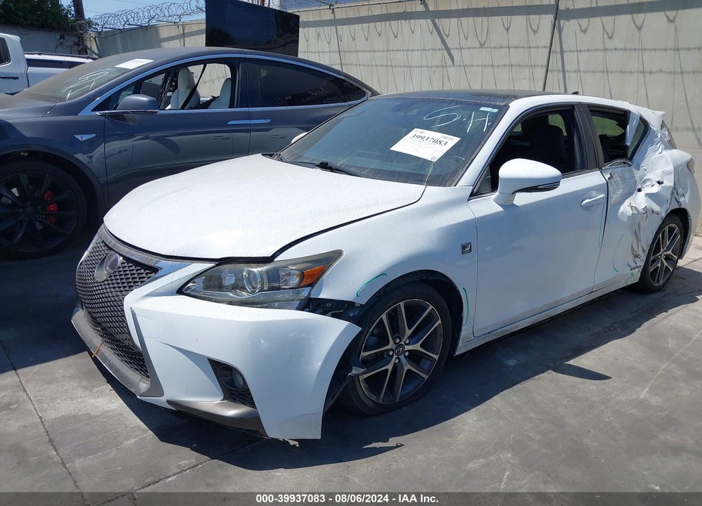 2015 LEXUS CT 200H VIN: JTHKD5BH5F2227998
