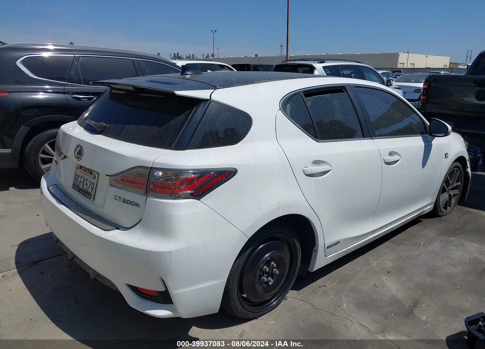 2015 LEXUS CT 200H VIN: JTHKD5BH5F2227998