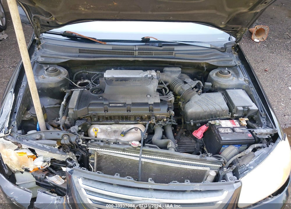 2008 KIA SPECTRA VIN: KNAFE121685549916