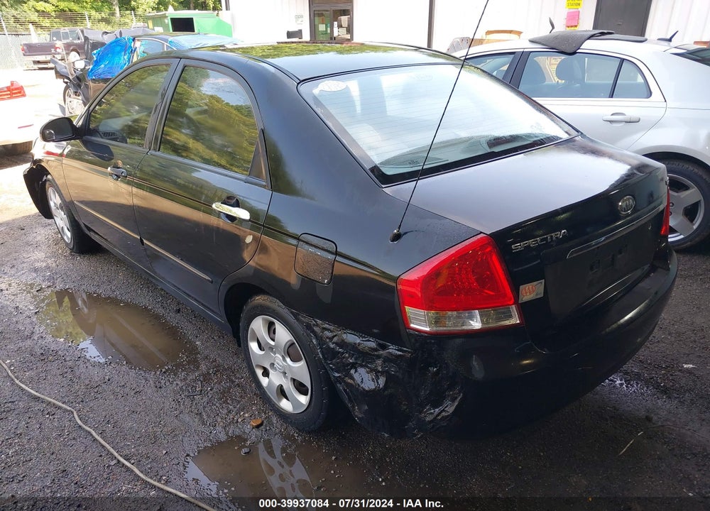 2008 KIA SPECTRA VIN: KNAFE121685549916