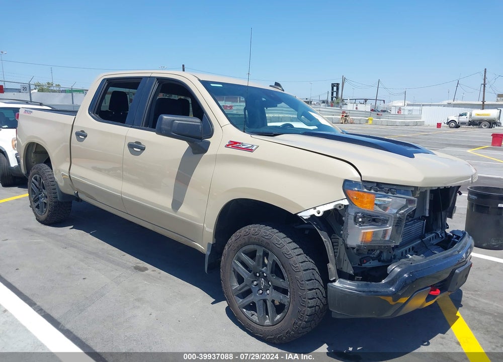 2022 CHEVROLET SILVERADO 1500 4WD SHORT BED CUSTOM TRAIL BOSS VIN: 3GCPDCEK1NG644074