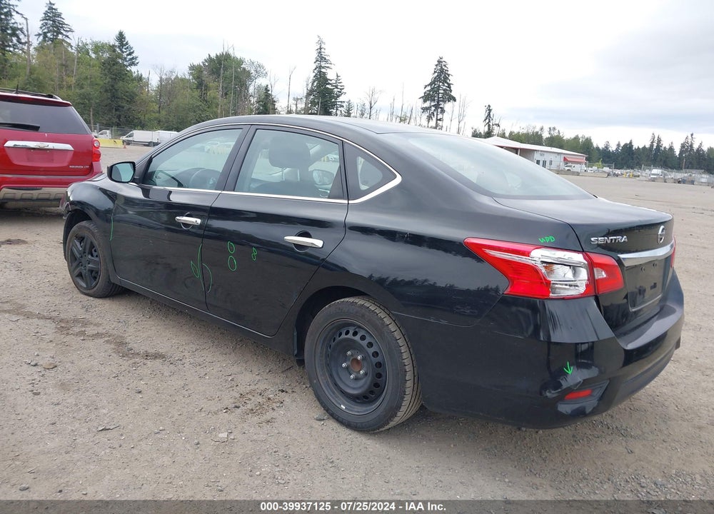2019 NISSAN SENTRA S VIN: 3N1AB7AP6KY263768