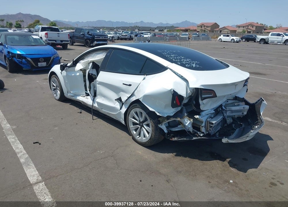 2021 TESLA MODEL 3 STANDARD RANGE PLUS REAR-WHEEL DRIVE VIN: 5YJ3E1EA1MF063766