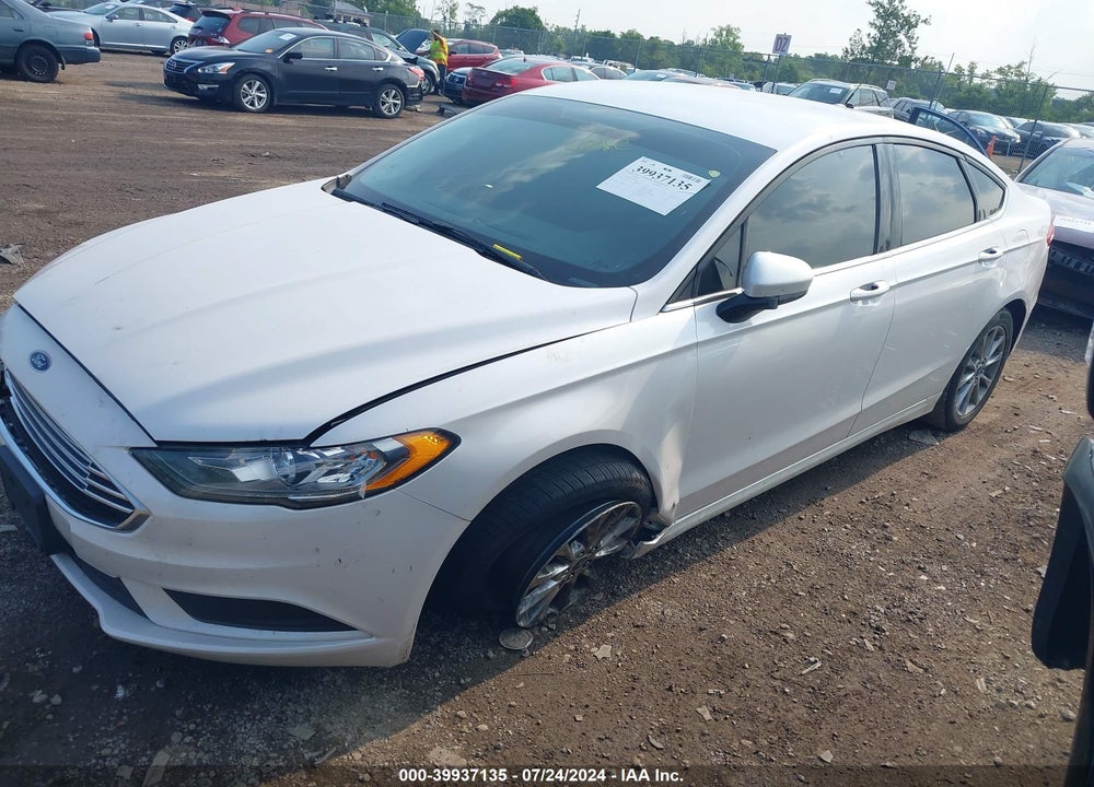 2017 FORD FUSION SE VIN: 3FA6P0H70HR194554