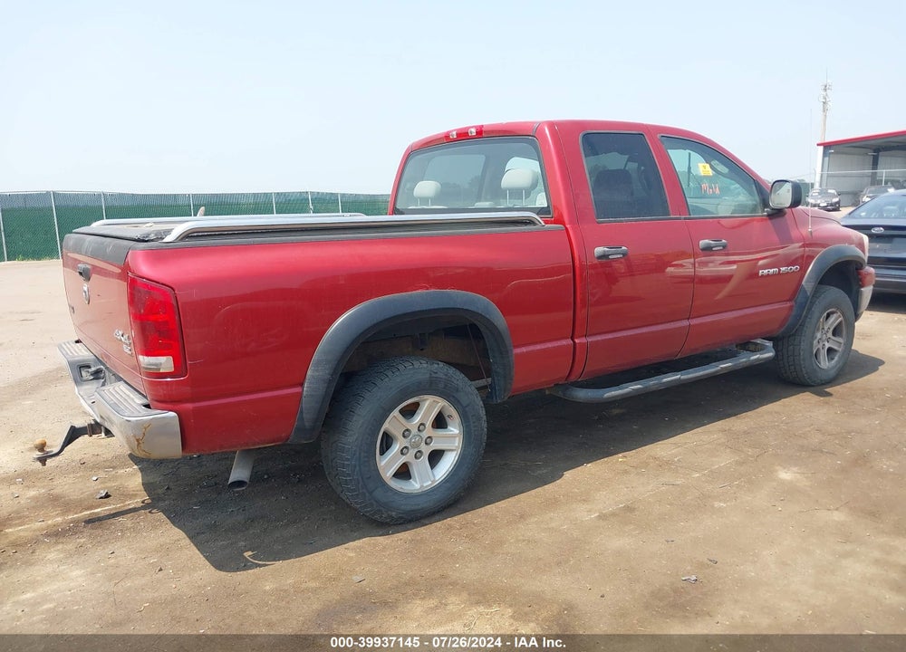 2006 DODGE RAM 1500 SLT/TRX4 OFF ROAD/SPORT VIN: 1D7HU18NX6J112584