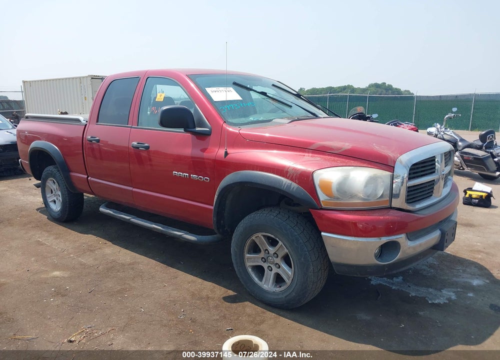 2006 DODGE RAM 1500 SLT/TRX4 OFF ROAD/SPORT VIN: 1D7HU18NX6J112584