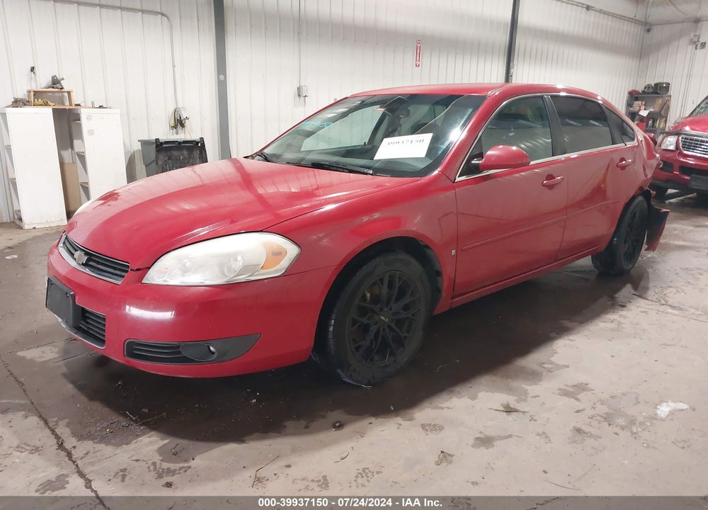 2008 CHEVROLET IMPALA LT VIN: 2G1WC583489226162