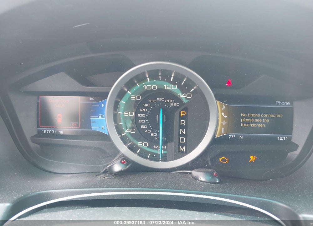 2013 FORD EXPLORER LIMITED VIN: 1FM5K7F87DGA24536