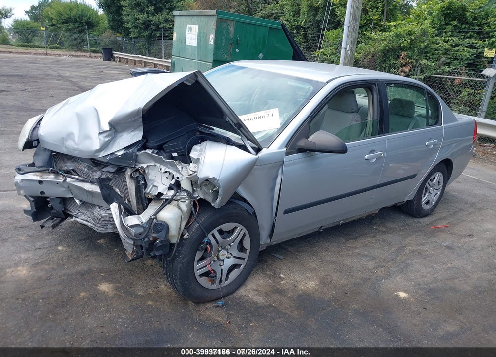 2005 CHEVROLET MALIBU VIN: 1G1ZS52F95F258935