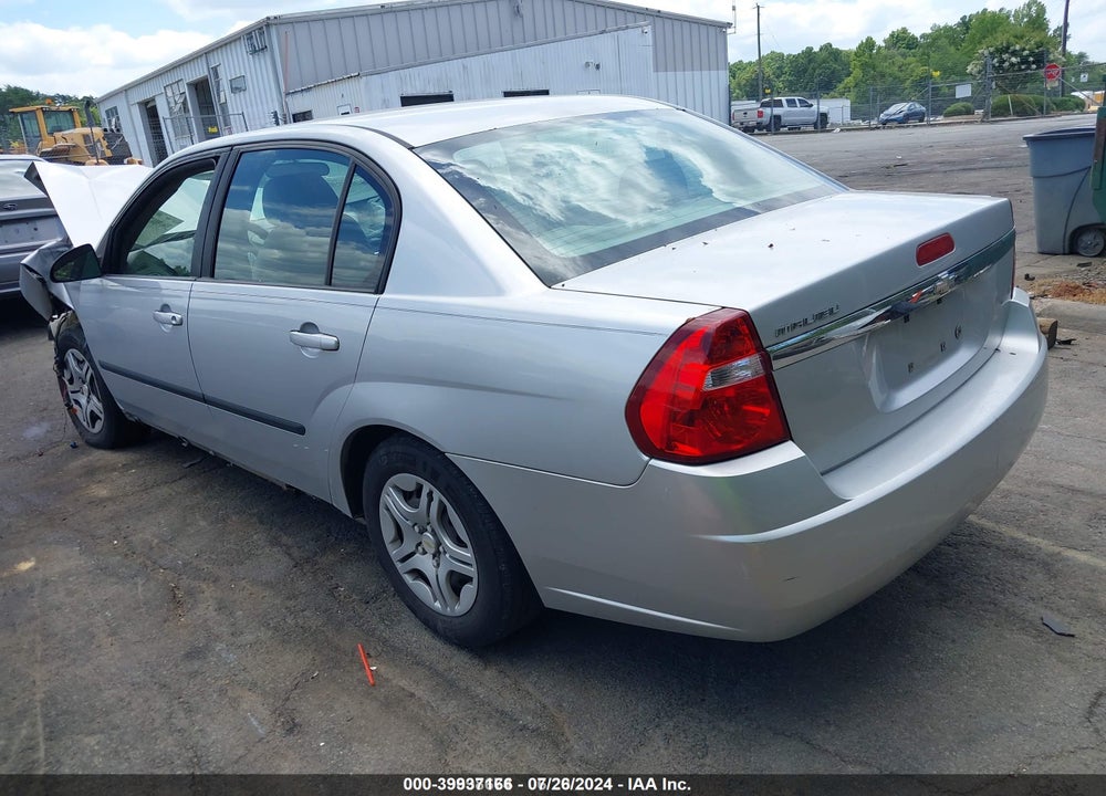 2005 CHEVROLET MALIBU VIN: 1G1ZS52F95F258935