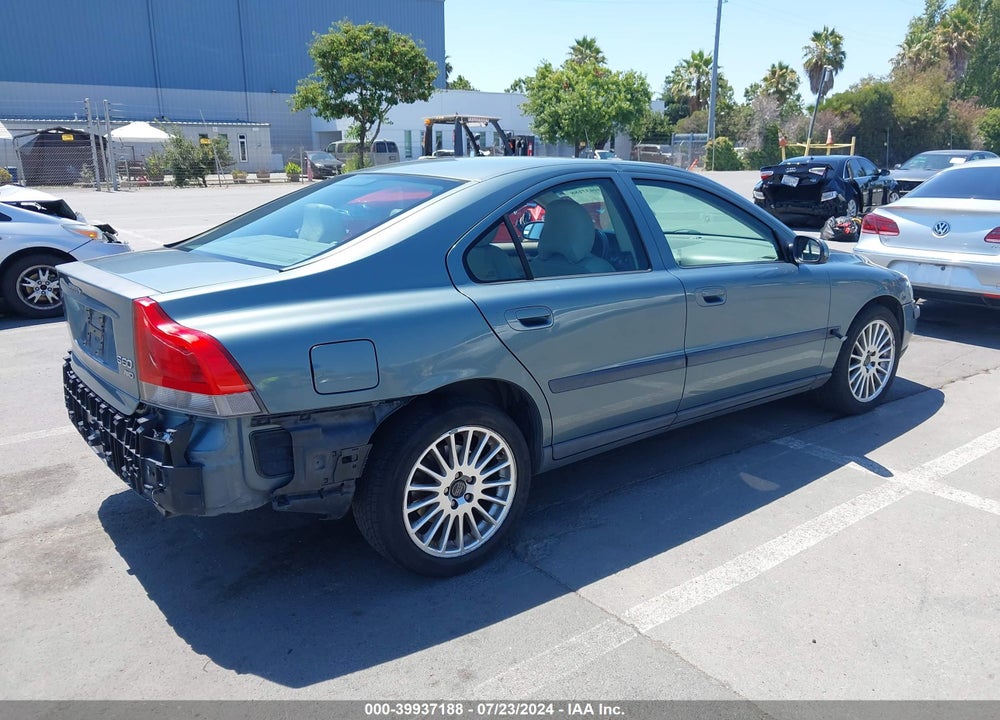 2002 VOLVO S60 AWD VIN: YV1RH58D022116580
