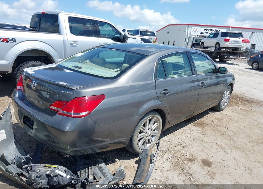 2007 TOYOTA AVALON LIMITED VIN: 4T1BK36BX7U249482