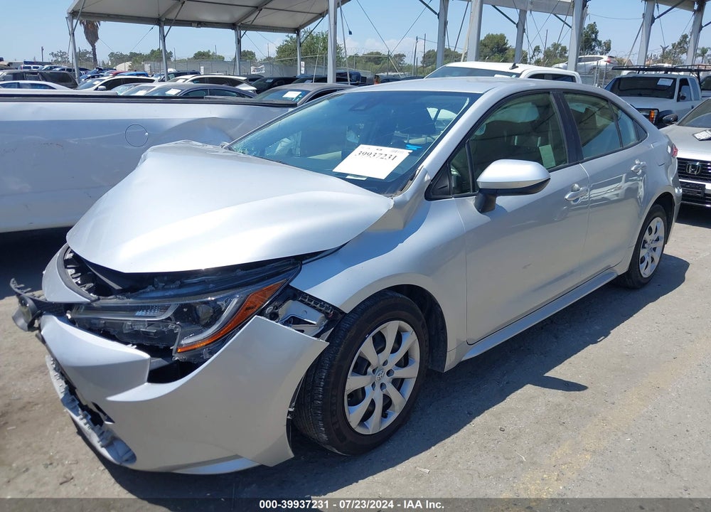 2022 TOYOTA COROLLA LE VIN: JTDEPMAE0NJ202910