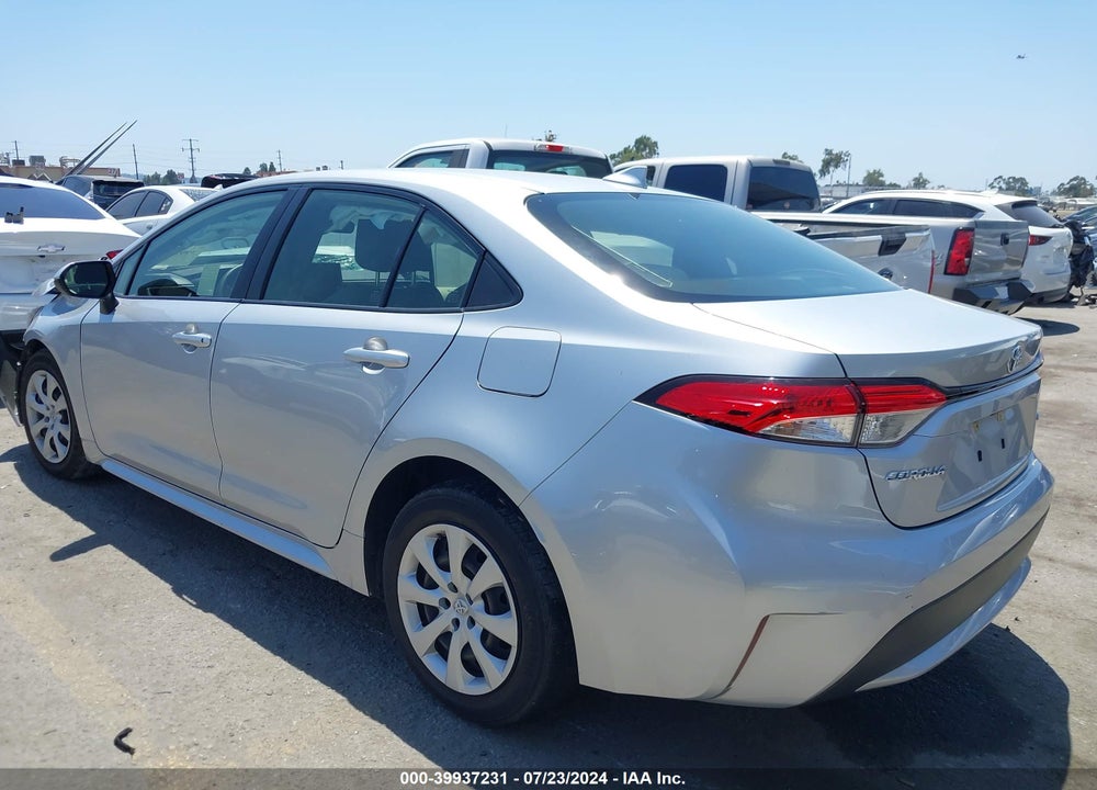 2022 TOYOTA COROLLA LE VIN: JTDEPMAE0NJ202910
