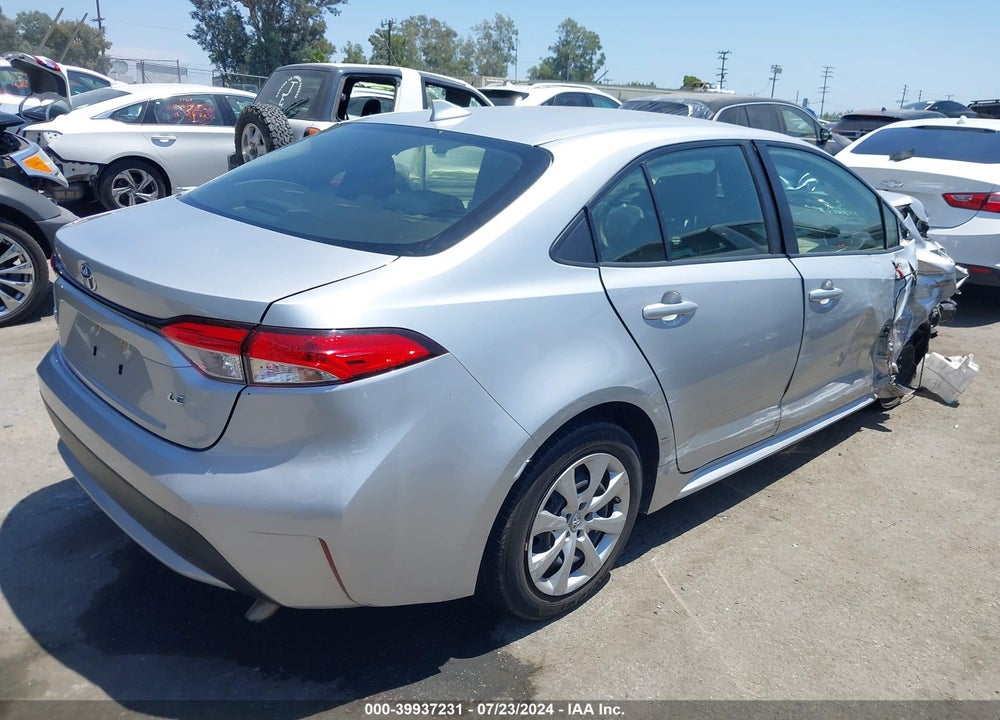 2022 TOYOTA COROLLA LE VIN: JTDEPMAE0NJ202910