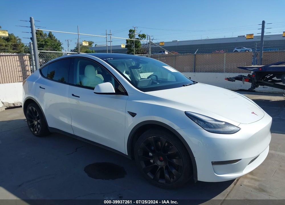 2020 TESLA MODEL Y LONG RANGE DUAL MOTOR ALL-WHEEL DRIVE VIN: 5YJYGDEE8LF056249