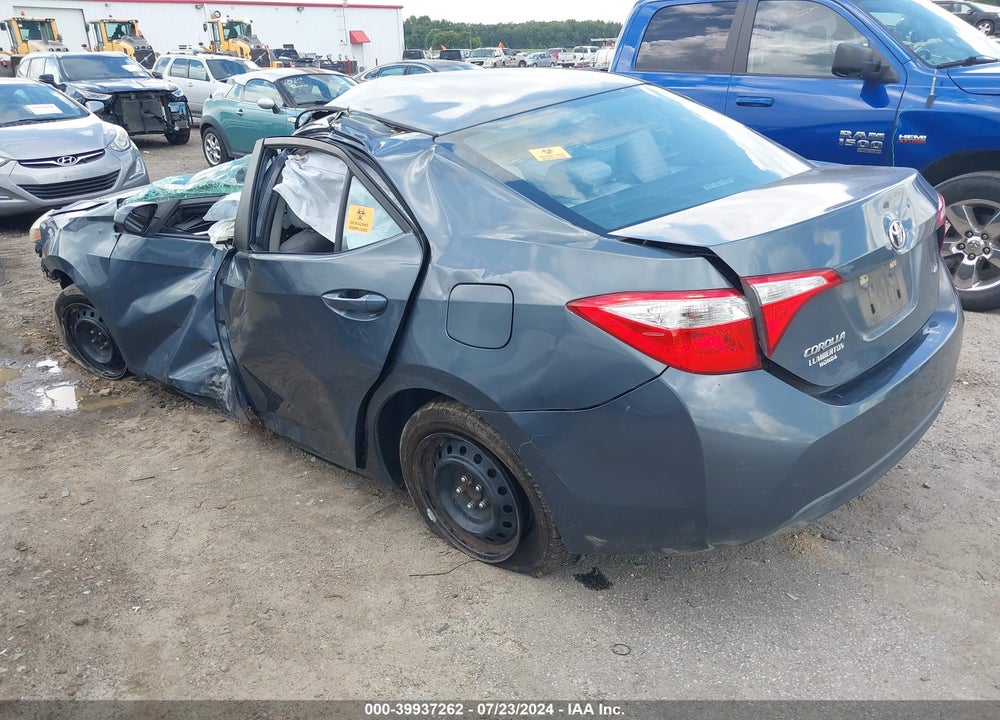 2015 TOYOTA COROLLA LE VIN: 5YFBURHE9FP206742