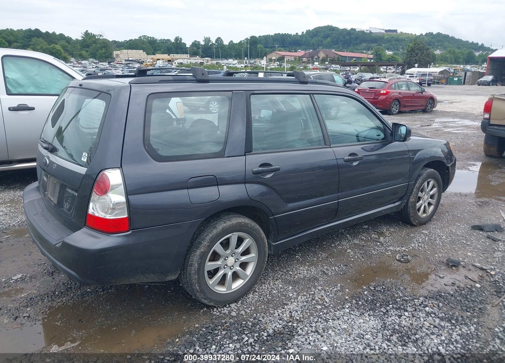 2008 SUBARU FORESTER 2.5X VIN: JF1SG65678H722220
