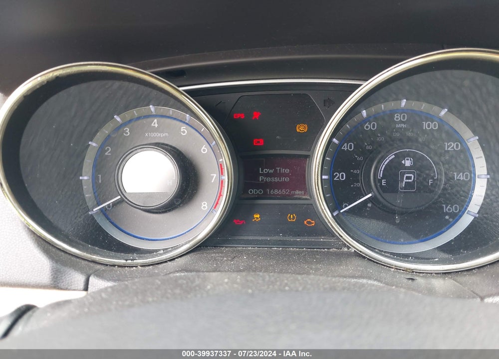 2013 HYUNDAI SONATA GLS VIN: 5NPEB4AC7DH555715
