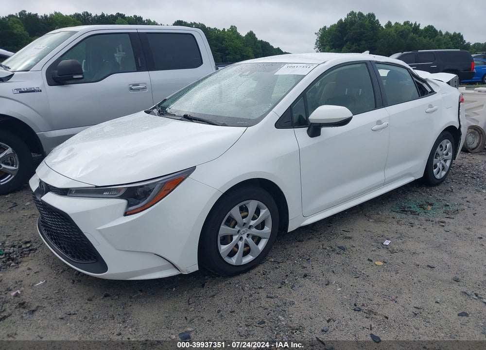 2020 TOYOTA COROLLA LE VIN: JTDEPRAE9LJ063564