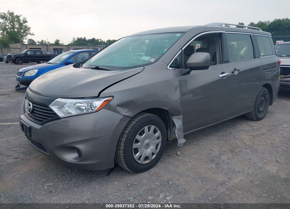 2016 NISSAN QUEST S VIN: JN8AE2KP7G9150340