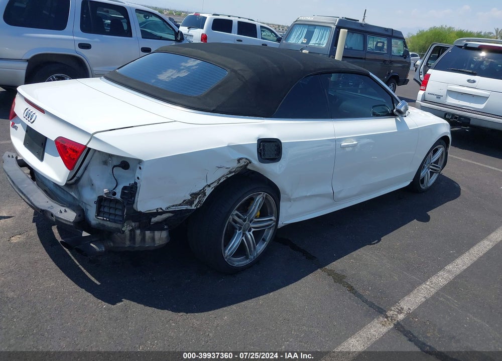 2013 AUDI S5 3.0T PREMIUM PLUS VIN: WAUCGAFH8DN013676