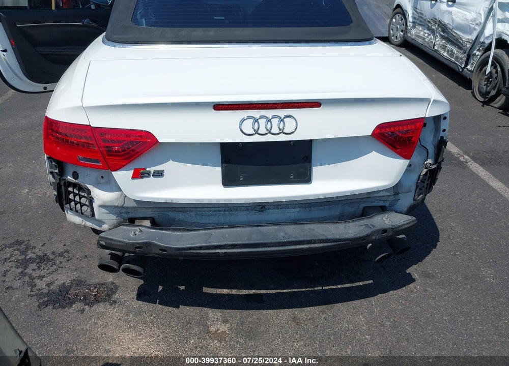 2013 AUDI S5 3.0T PREMIUM PLUS VIN: WAUCGAFH8DN013676