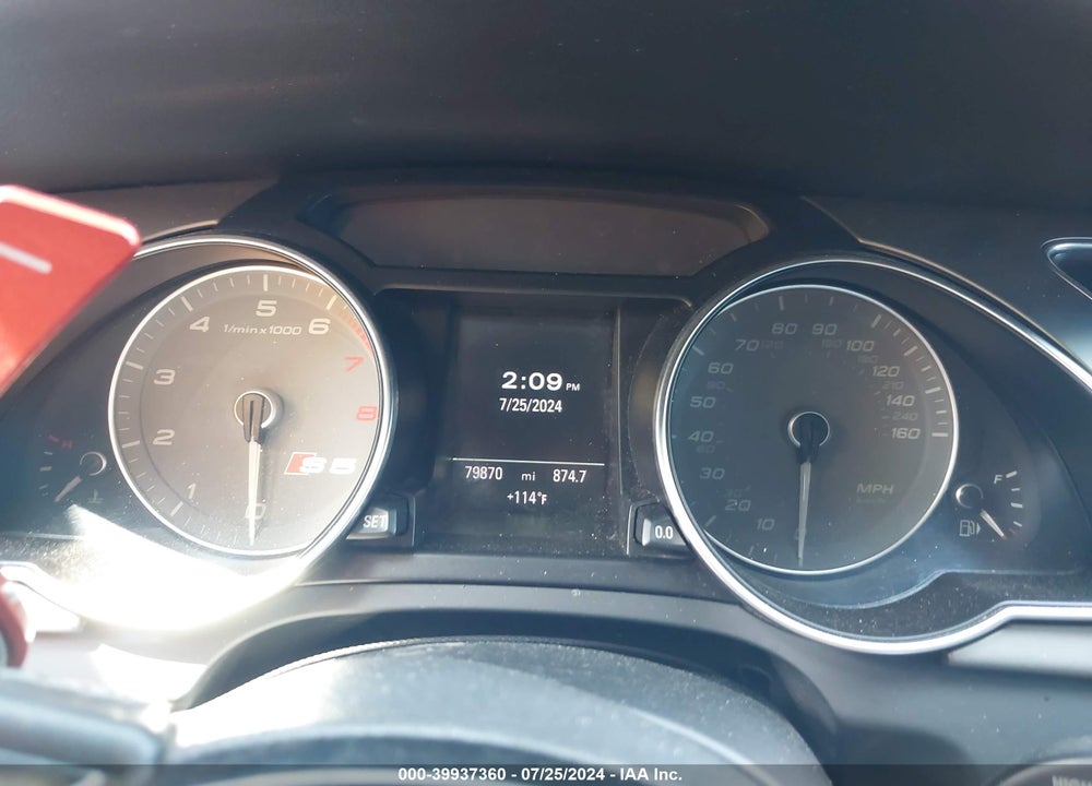 2013 AUDI S5 3.0T PREMIUM PLUS VIN: WAUCGAFH8DN013676