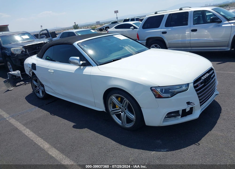 2013 AUDI S5 3.0T PREMIUM PLUS VIN: WAUCGAFH8DN013676