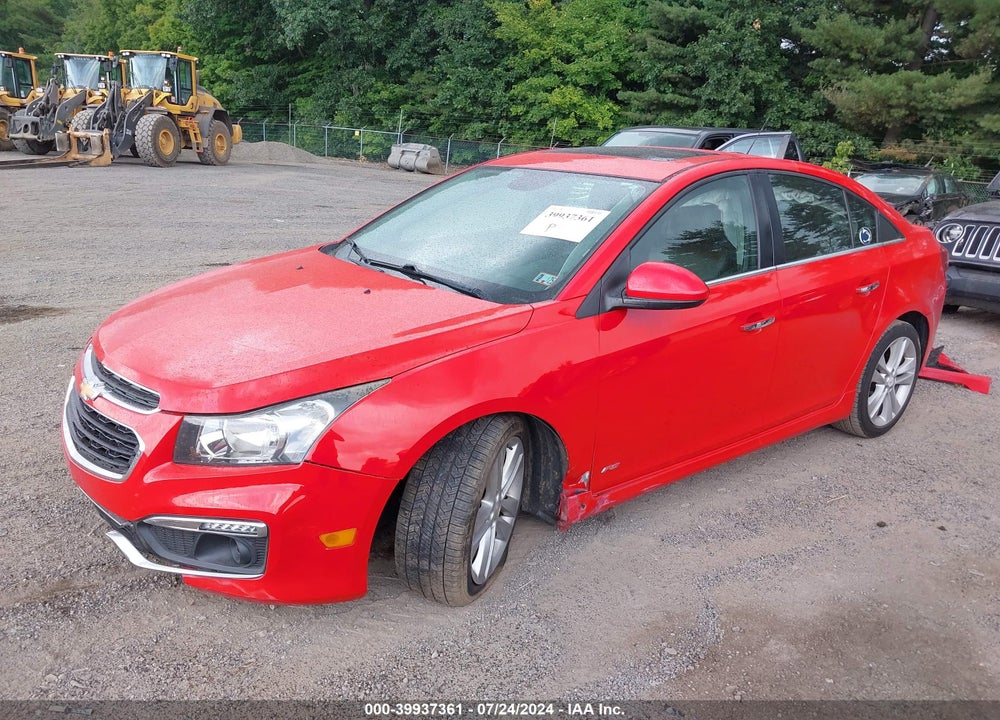 2015 CHEVROLET CRUZE LTZ VIN: 1G1PG5SB4F7144889