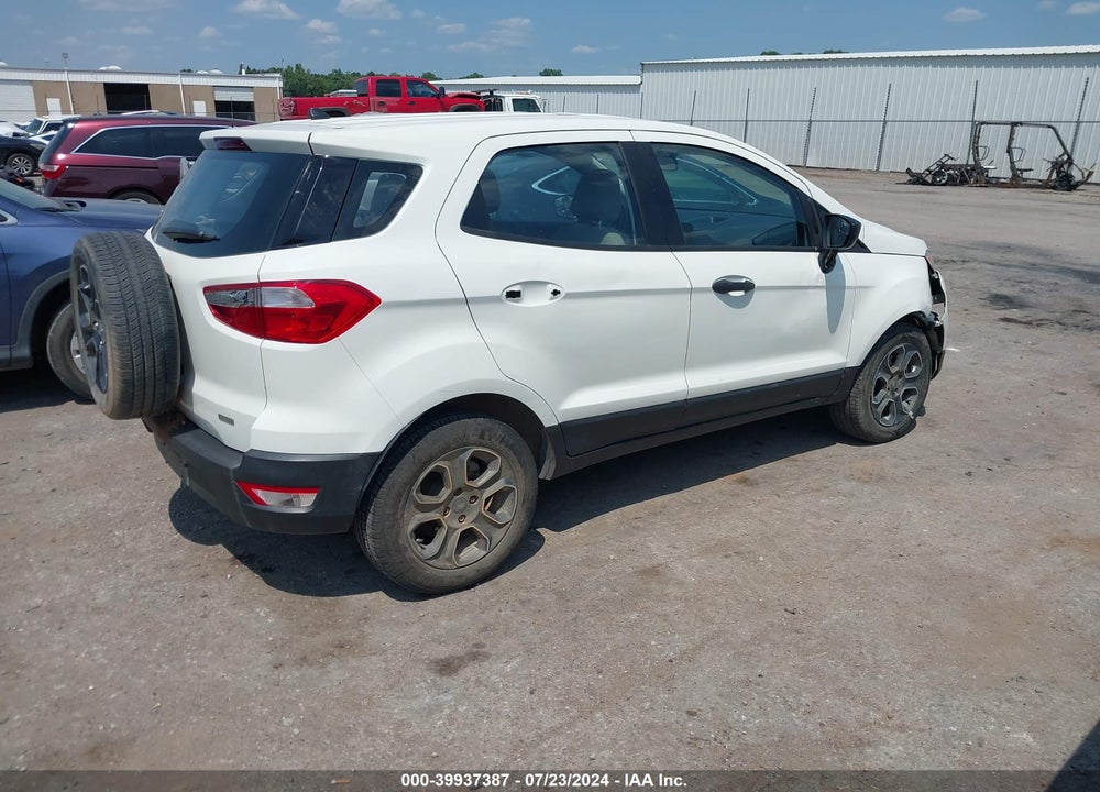2018 FORD ECOSPORT S VIN: MAJ3P1RE1JC164134