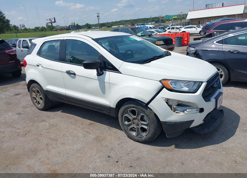 2018 FORD ECOSPORT S VIN: MAJ3P1RE1JC164134