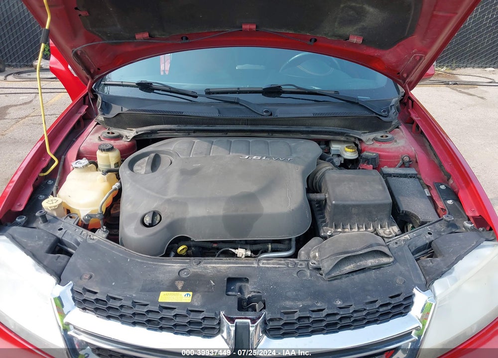 2012 DODGE AVENGER SXT PLUS VIN: 1C3CDZEG5CN234187