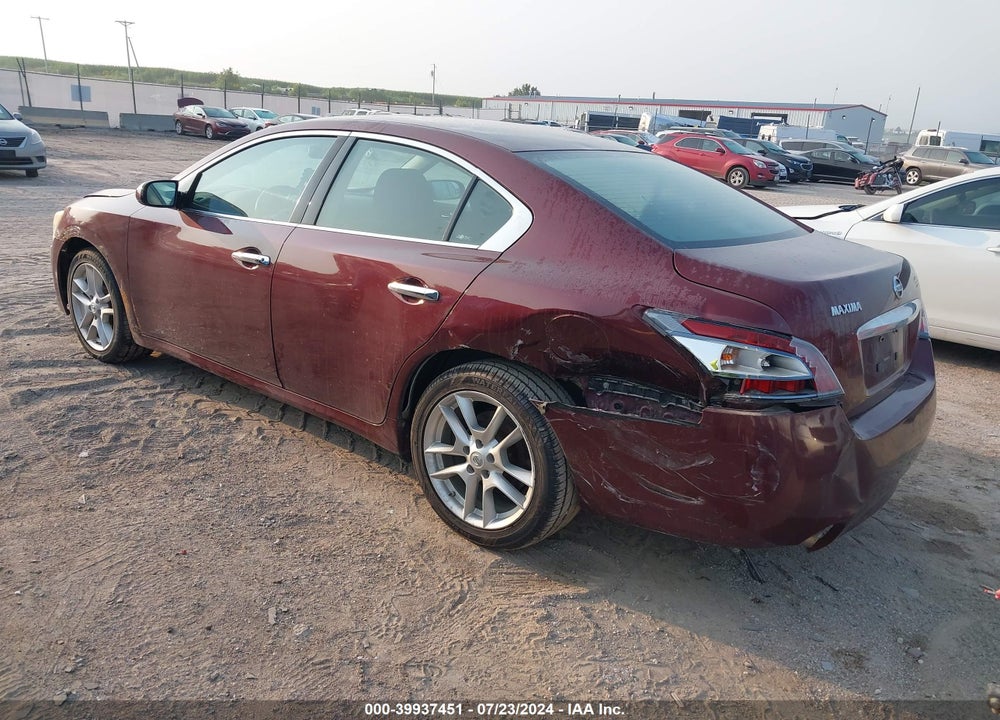 2012 NISSAN MAXIMA VIN: 1N4AA5AP5CC848653