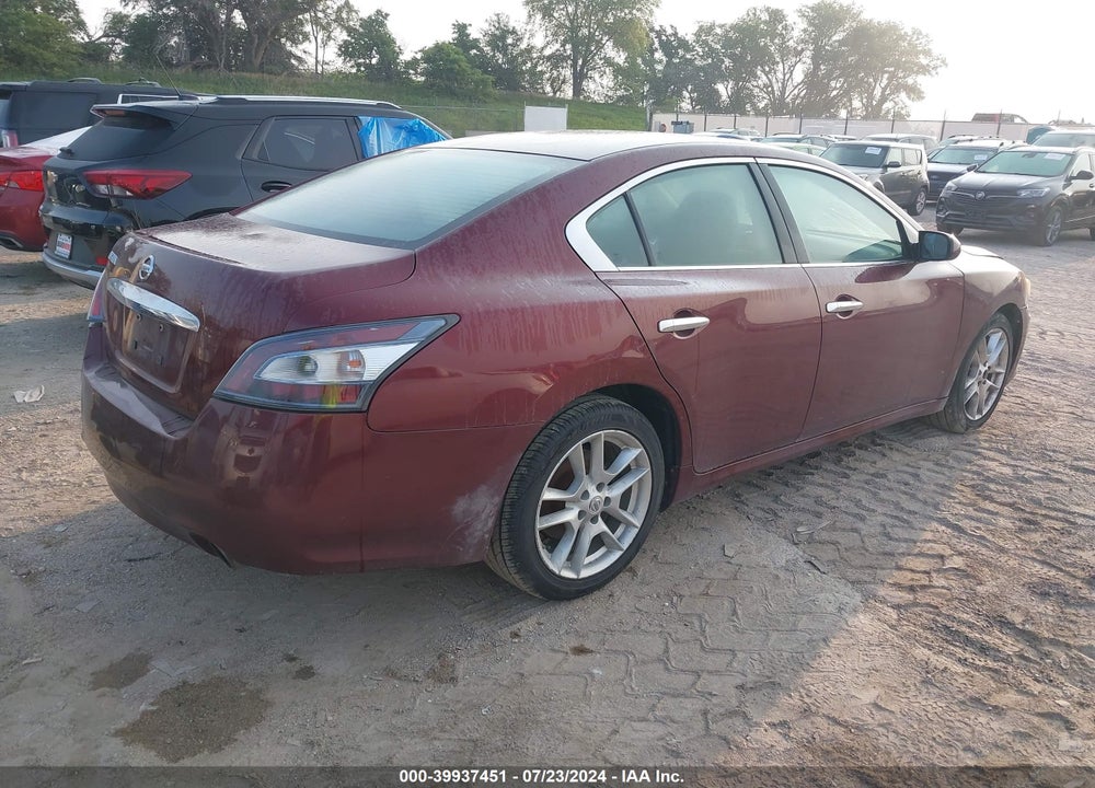 2012 NISSAN MAXIMA VIN: 1N4AA5AP5CC848653