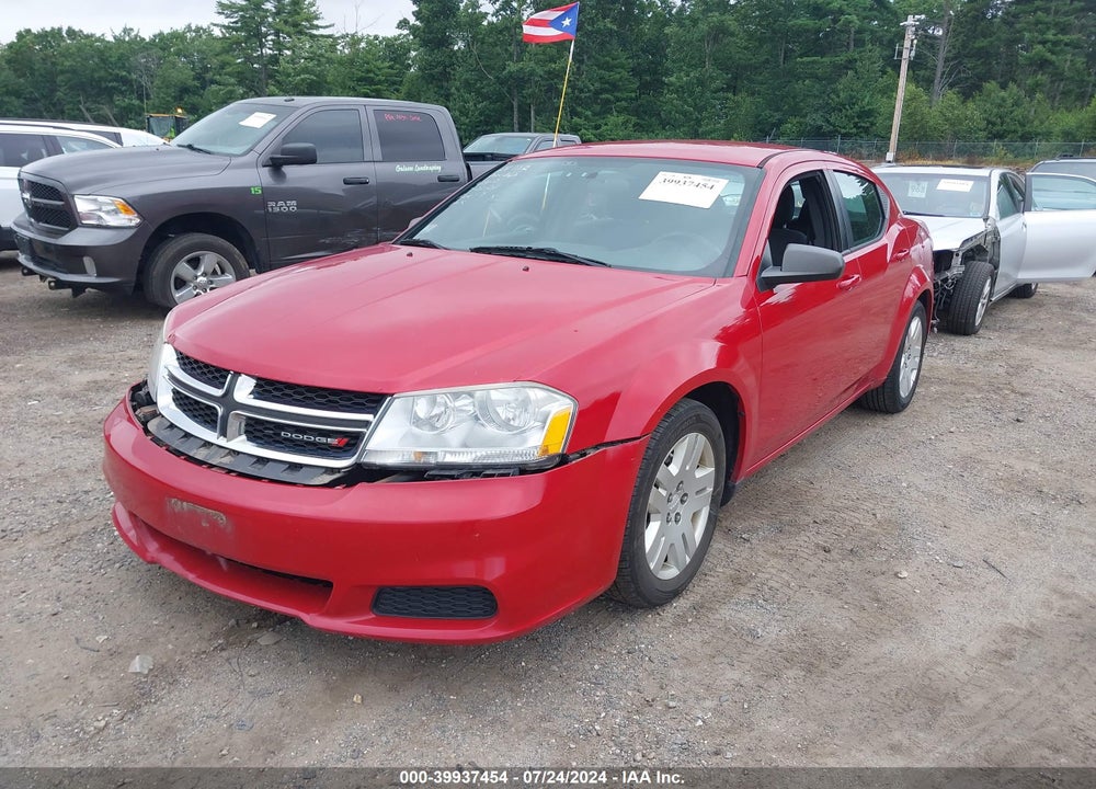 2014 DODGE AVENGER SE VIN: 1C3CDZAB3EN133596