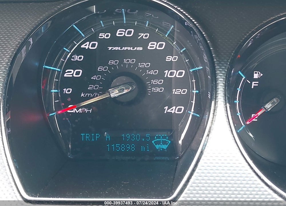 2011 FORD TAURUS SEL VIN: 1FAHP2EW6BG120926