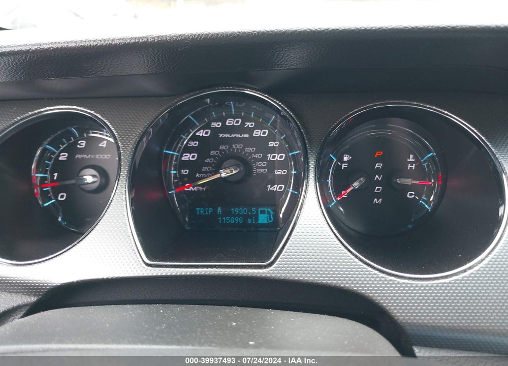 2011 FORD TAURUS SEL VIN: 1FAHP2EW6BG120926