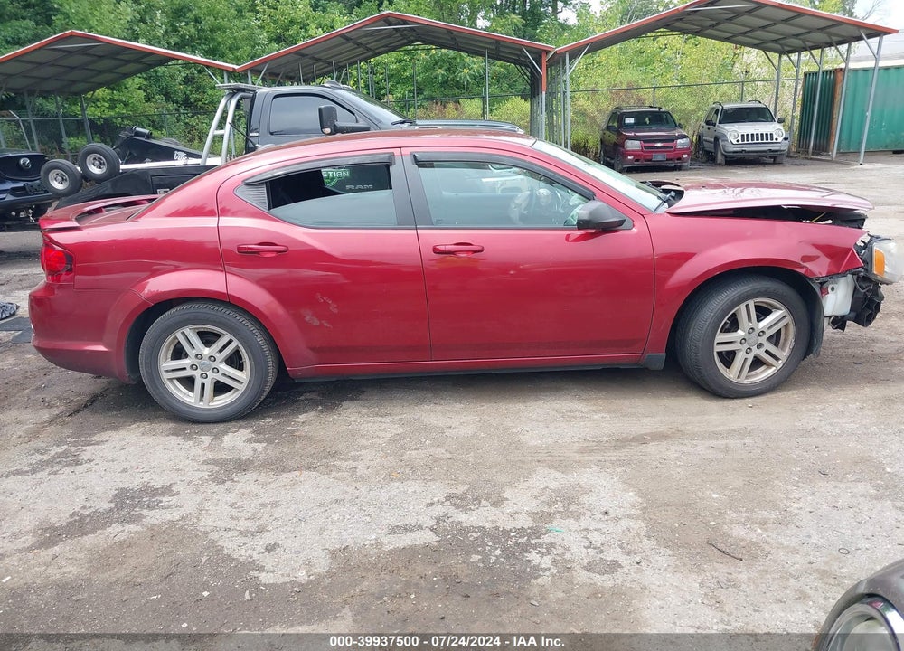 2014 DODGE AVENGER SE VIN: 1C3CDZAG1EN234924