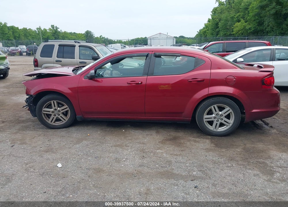 2014 DODGE AVENGER SE VIN: 1C3CDZAG1EN234924