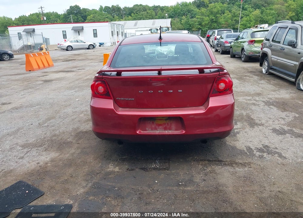 2014 DODGE AVENGER SE VIN: 1C3CDZAG1EN234924