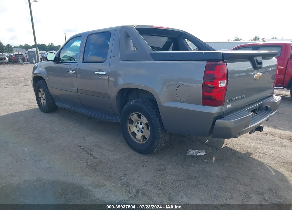 2007 CHEVROLET AVALANCHE 1500 LT VIN: 3GNFK12367G139824