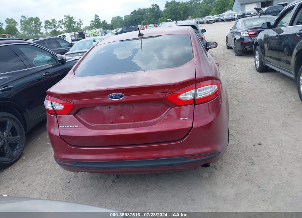 2014 FORD FUSION SE VIN: 3FA6P0HD5ER197936
