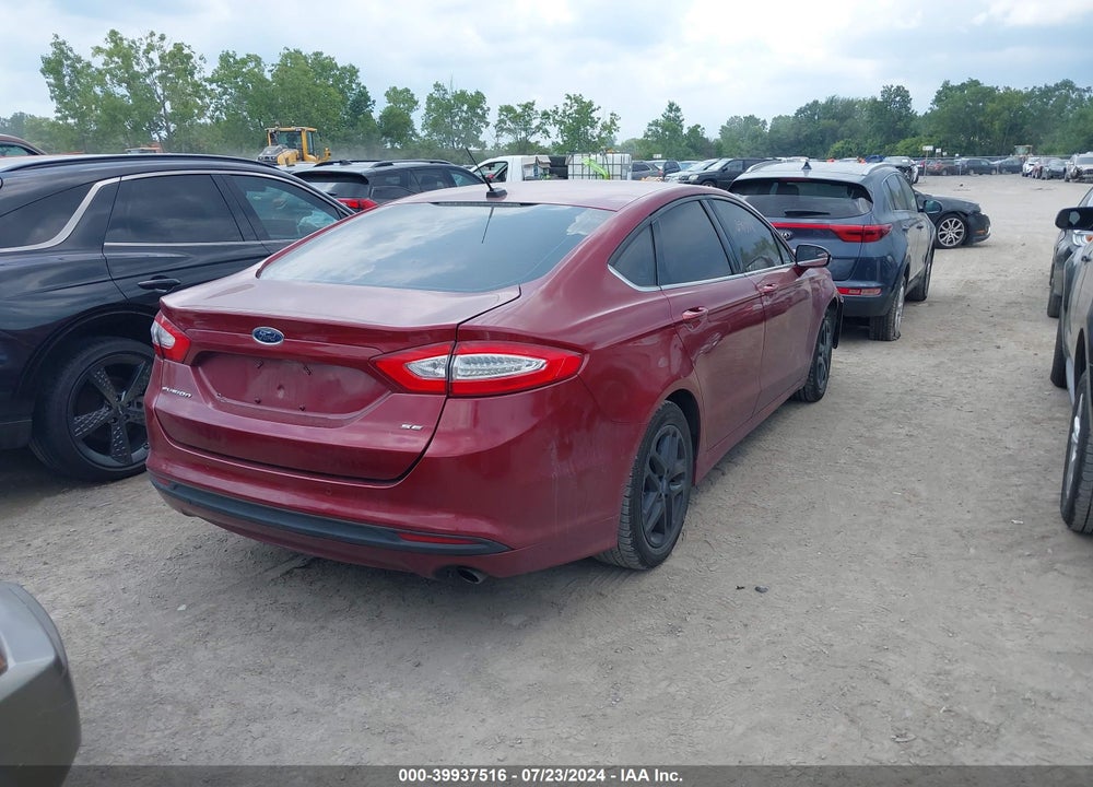 2014 FORD FUSION SE VIN: 3FA6P0HD5ER197936