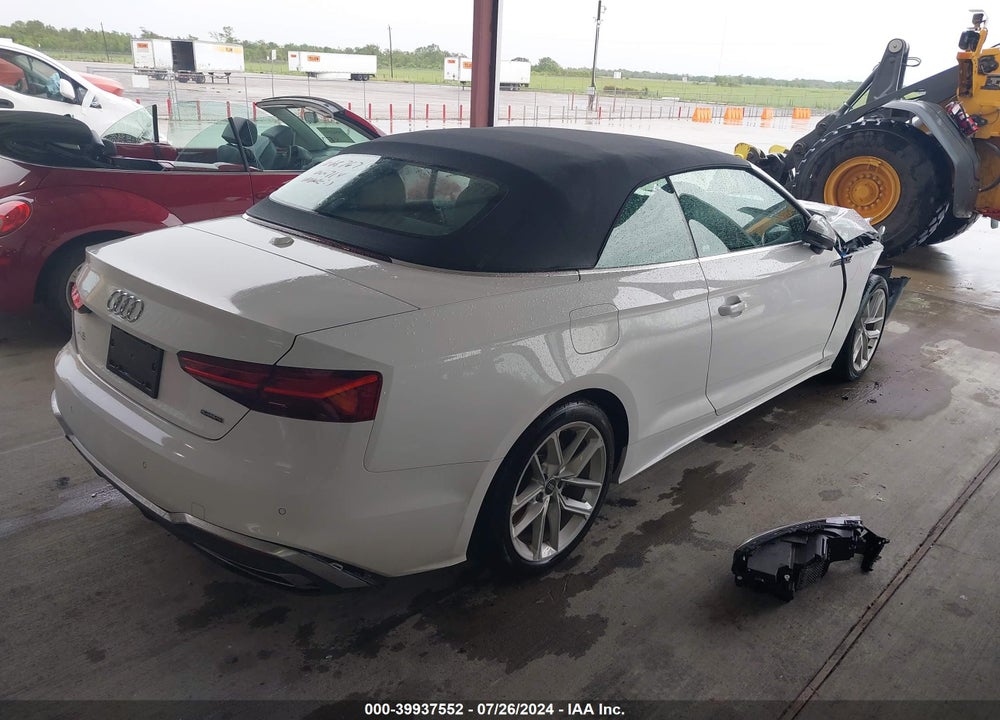 2023 AUDI A5 CABRIOLET PREMIUM PLUS 45 TFSI S LINE QUATTRO S TRONIC VIN: WAU4AGF58PN002440