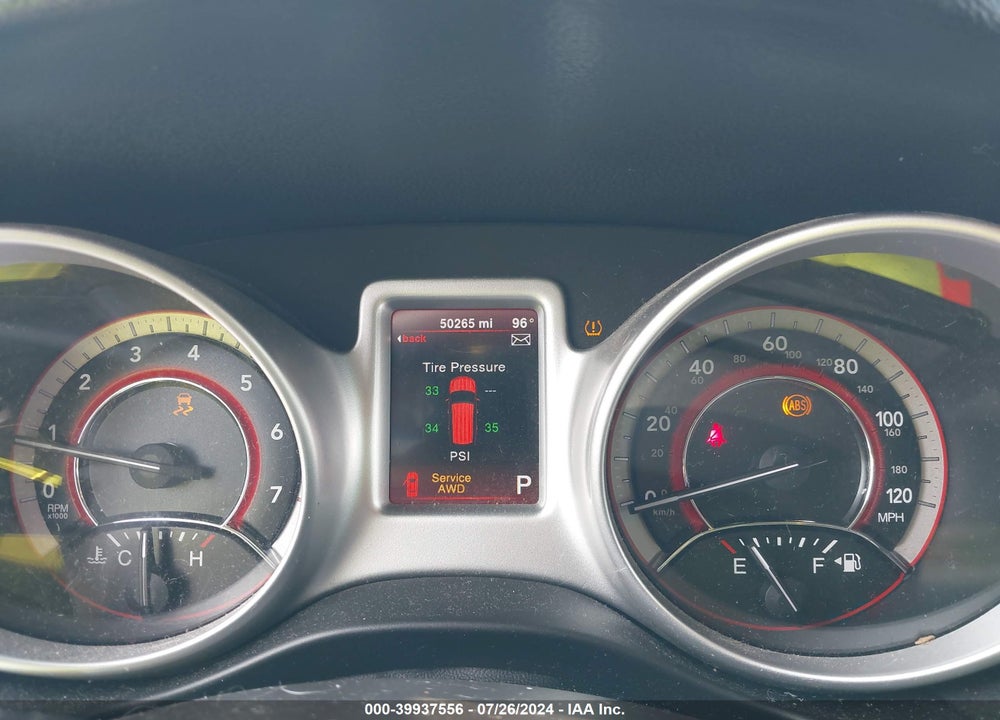 2014 DODGE JOURNEY SXT VIN: 3C4PDDBG4ET178895